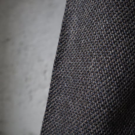 NOTA one tuck straight pants (mix tweed)