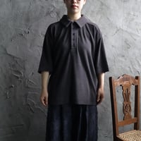 ànuke pile polo tops (charcoal gray)