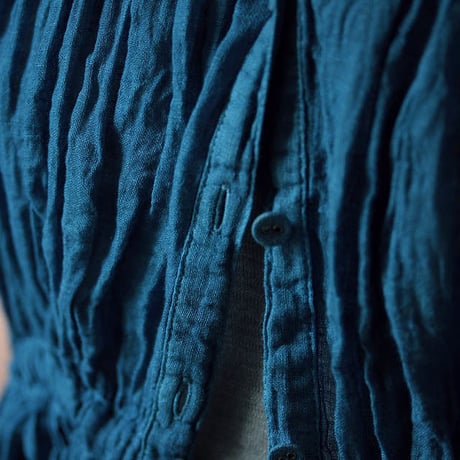 Tabrik linen aizome blouse