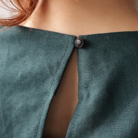 NOTA shoulder dress (dark green)