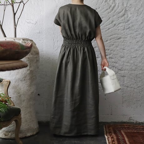 NOTA sicily dress sleeveless (khaki)