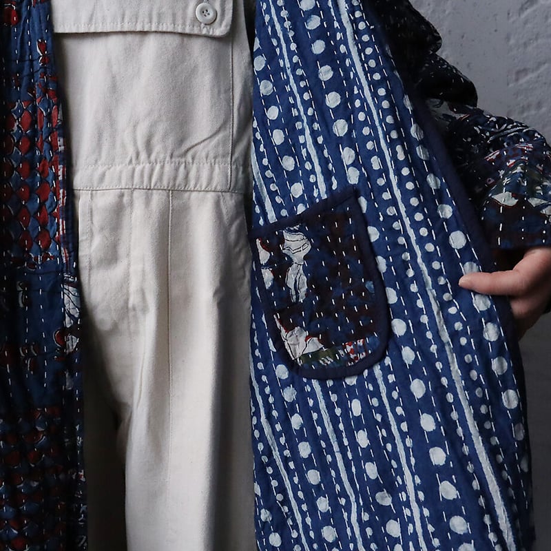 saruche gudri long jacket (blue mix) | nii-B | saruche gudri long jacket (blue mix) | nii-B |