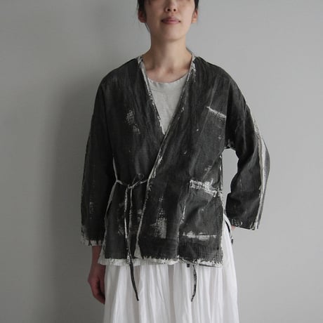 m.Funatabi jacket (Sumi dye)