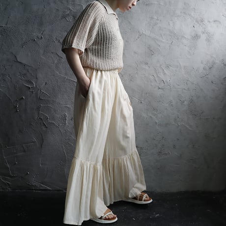 Tabrik gather pants (paper)