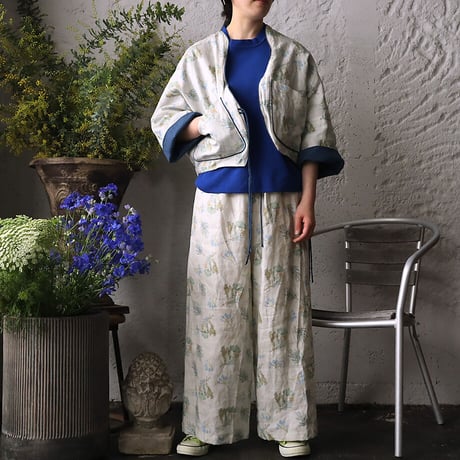 TOWAVASE Frais linen pants (multi)