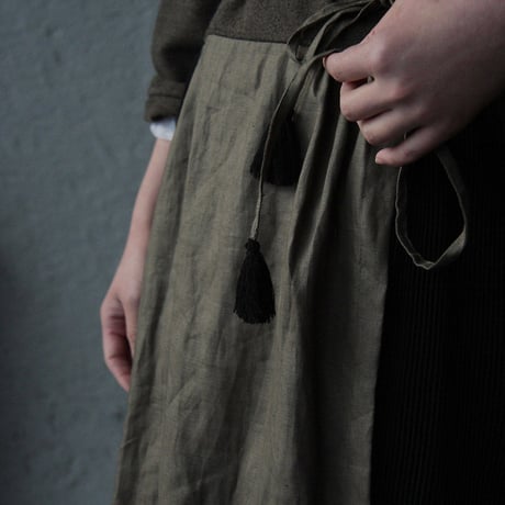 Tabrik cache-coeur dress (khaki)  