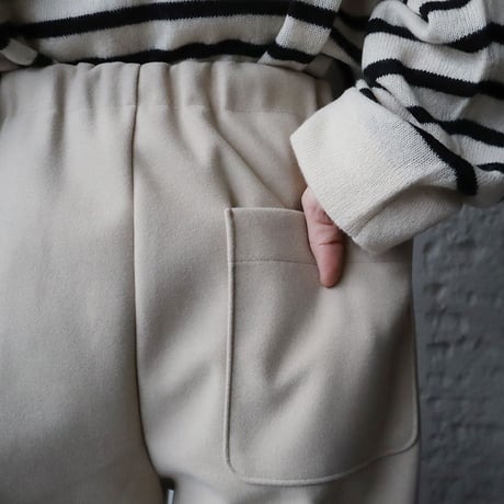 NOUVELLES DU PARADIS woollike pants (beige)