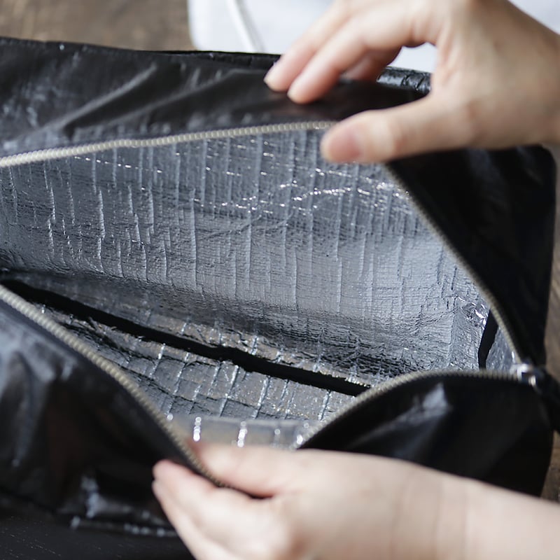 R&D.M.Co- glossary boston bag (black/white) | n