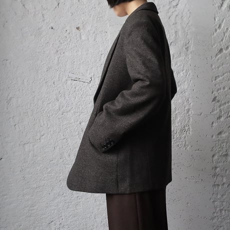 ànuke herringbone wool jacket (brown)
