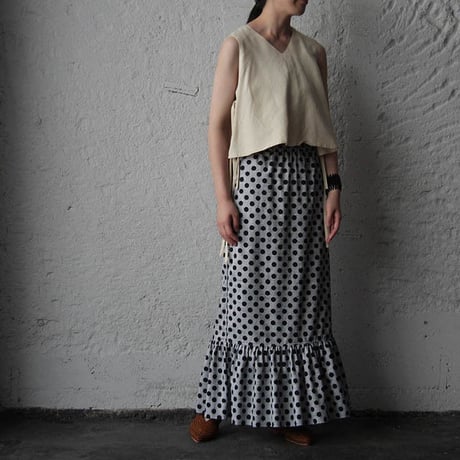 NOTA laterano due flounced skirt dot