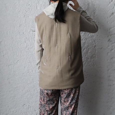 TOWAVASE La zabu vest jacket (gray)