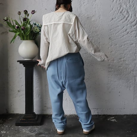 R&D.M.Co- string sweat pants (bluegray)