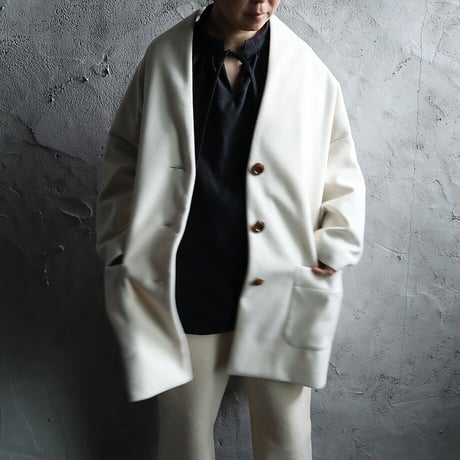.less  cocoon coat (offwhite)