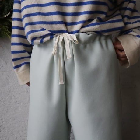 NOUVELLES DU PARADIS woollike pants (sage green)