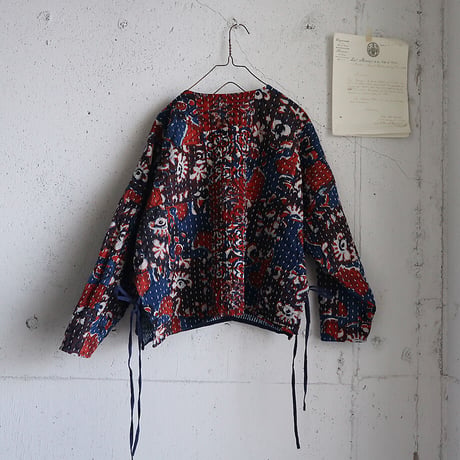 saruche gudri short jacket (red mix)