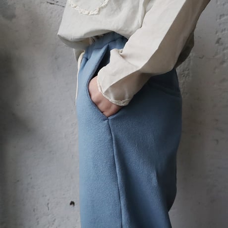 R&D.M.Co- string sweat pants (bluegray)