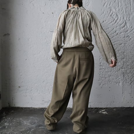 Tabrik 2way blouse (zakuro/gray)