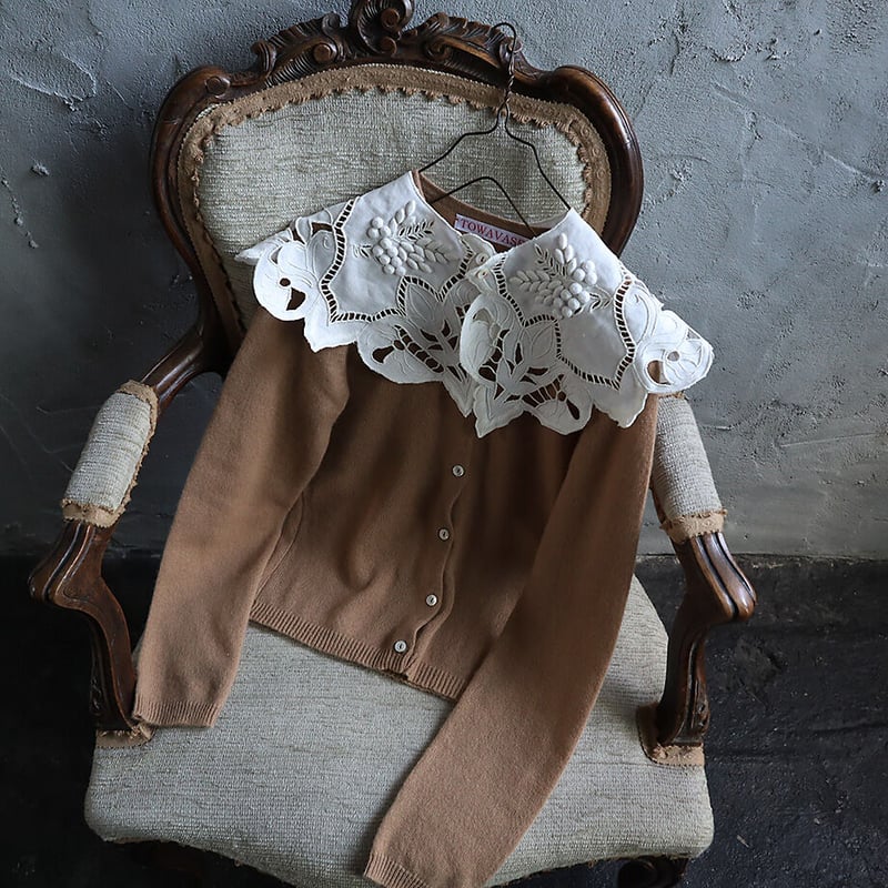 TOWAVASE Cafe nouvelle athénes cardigan (camel)