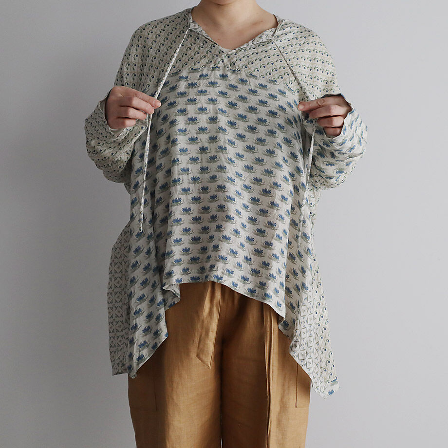 TOWAVASE sarasaブラウス 新品タグなし TOWAVASE sarasa silk blouse (ivory) | nii-B | W