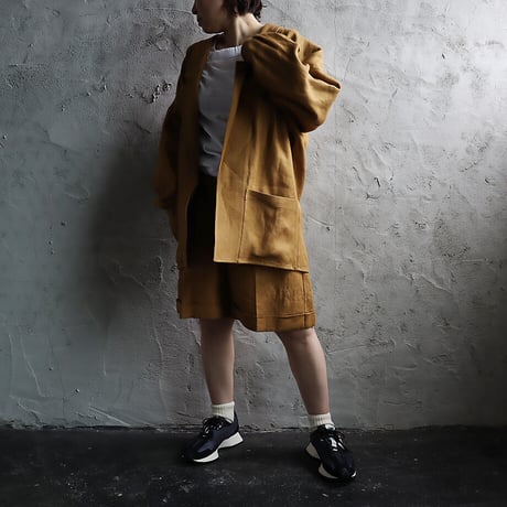 WANDERUNG linen jacket (brown)