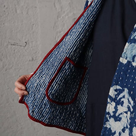 saruche gudri short jacket (blue)