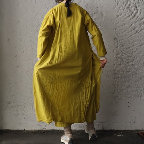 saruche chinese  kurta long  shirt (yellow)