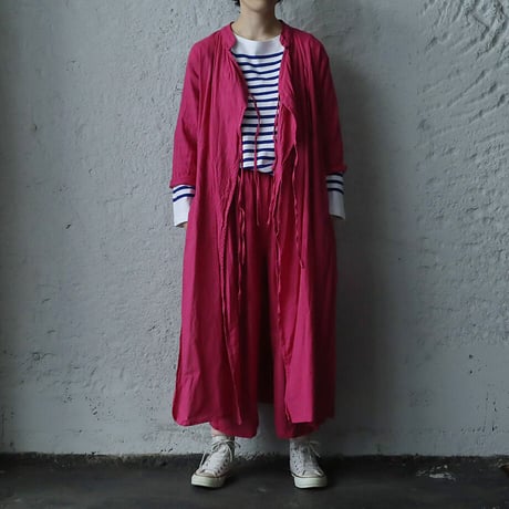 saruche chinese  kurta long  shirt (pink)