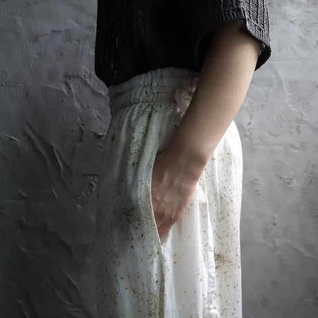 Tabrik gather pants (logwood)