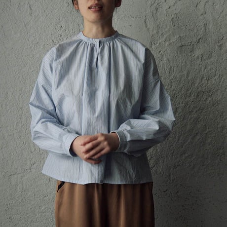 NOTA le menage blouse (blue stripe)