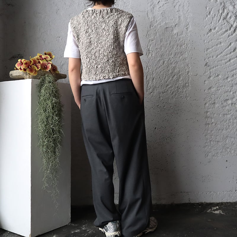 MAYDI knit vest BLANCHE (fawn) | nii-B | WEBSHOP