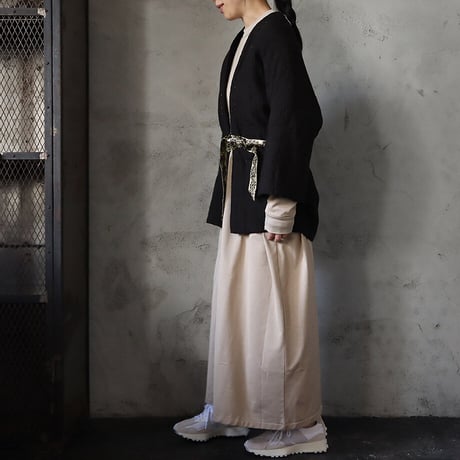 TOWAVASE linen jacket paillet