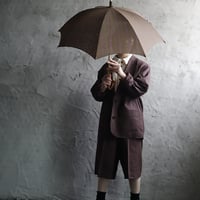 Tabrik parasol (brown x purple stripe)