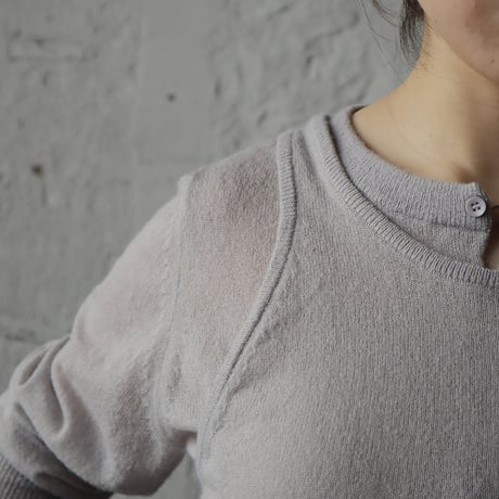 ànuke Layered Mohair Knit (iceblue)