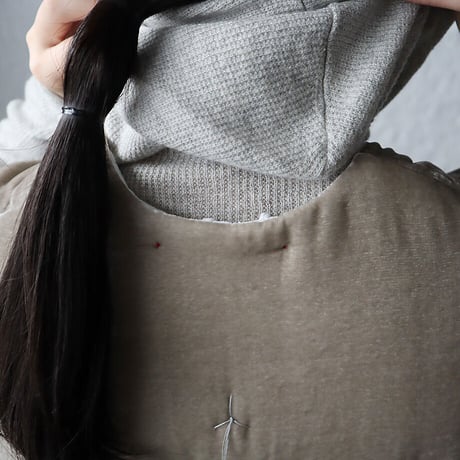 TOWAVASE La zabu vest jacket (gray)