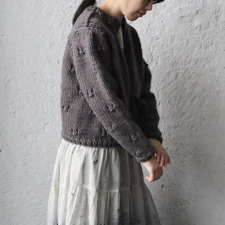 TOWAVASE Ruban cardigan (gray)