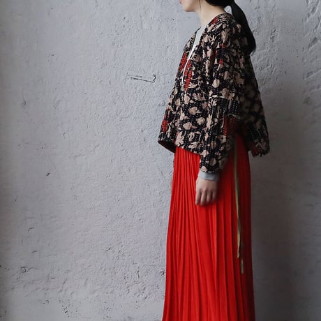 saruche gudri short jacket (black mix)