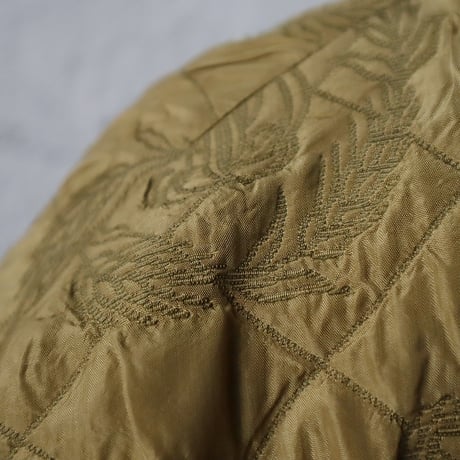 R&D.M.Co- jucquard matelasse trimming jacket (khaki)