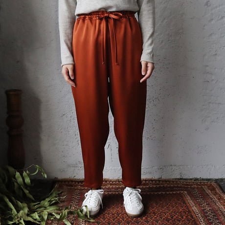NOTA  satin pants ( terracotta)