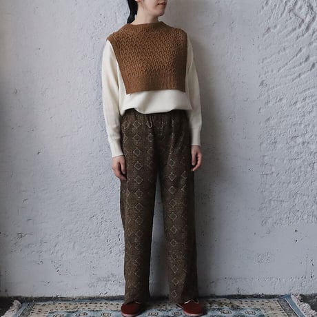 NOTA  straight pants (brown)