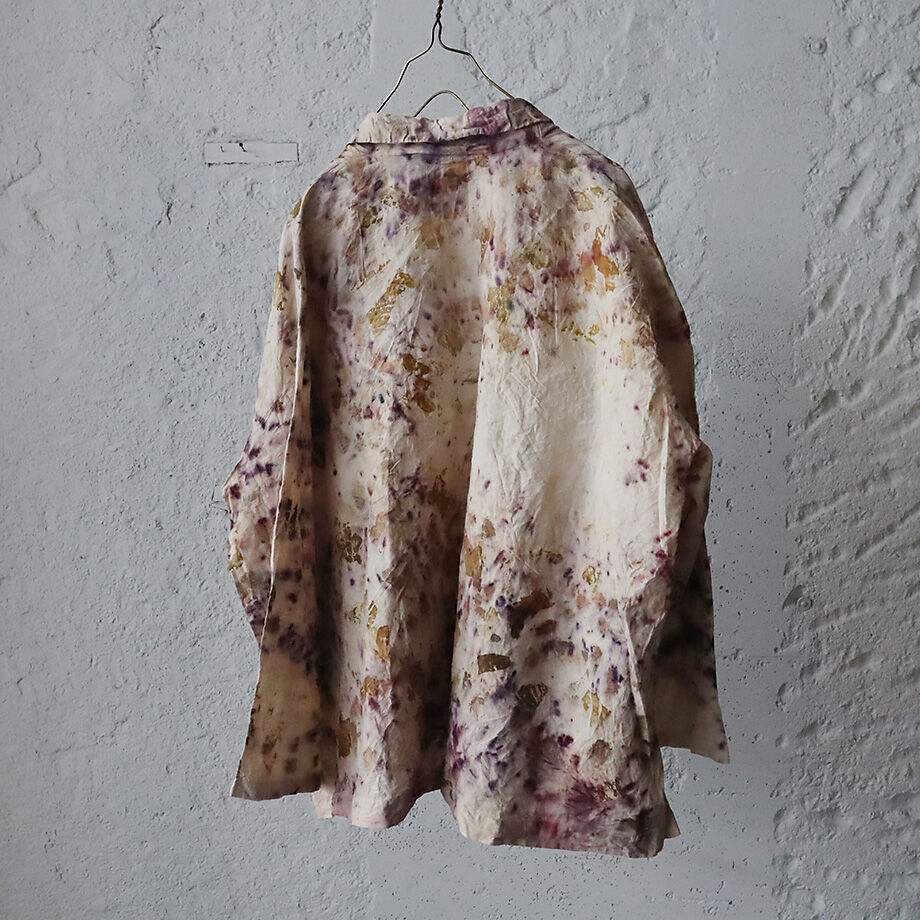 Funatabi atelier jacket (botanical dye purplemi...