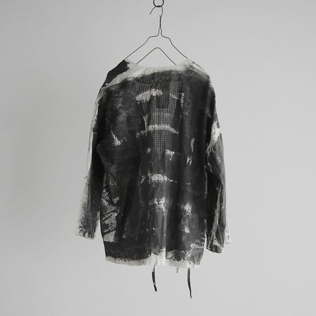 m.Funatabi jacket (Sumi dye)