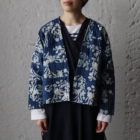 saruche gudri short jacket (blue)