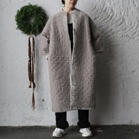 TOWAVASE  velvet quilt robe  (gray)