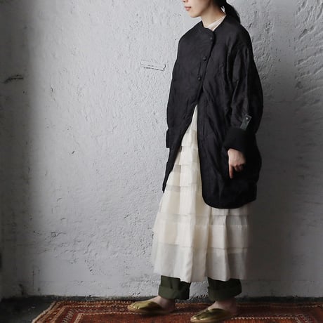 NOTA vintage quilting jacket (sleeve:black)