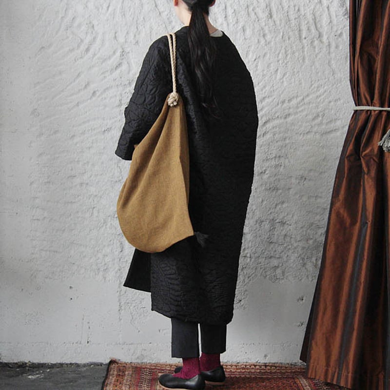 タブリク　tabrik Tabrik タブリク *シャーリング刺繍ワンピース*ノースリーブ麻