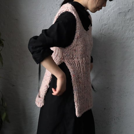 chiihao x nii-B peru vest pink mix