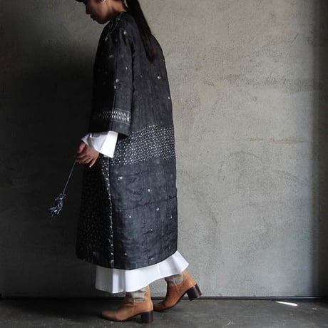 TOWAVASE Aquarelle silk quilt robe