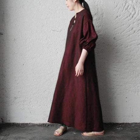 NOTA wieliczka dress (burgundy)
