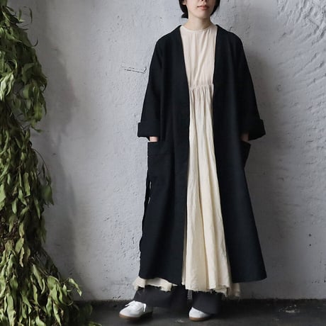 dead stock hospital gown (black)
