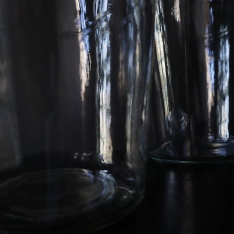 recycle glass flower vase (M/L)